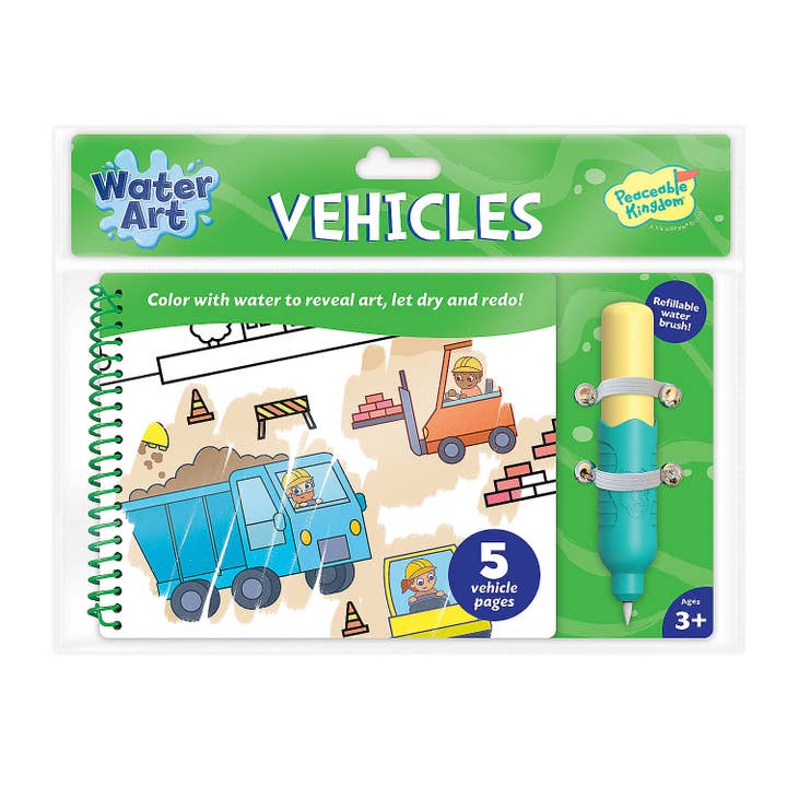 Water Art Book: Vehicles