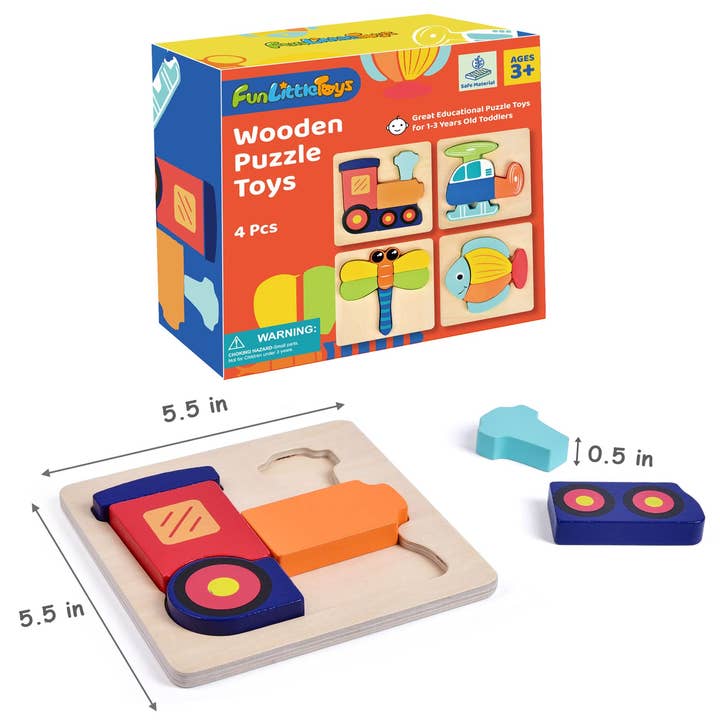 Wooden Puzzles For Toddlers