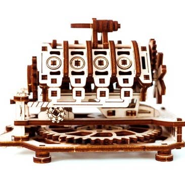 Wooden City V8 Engine