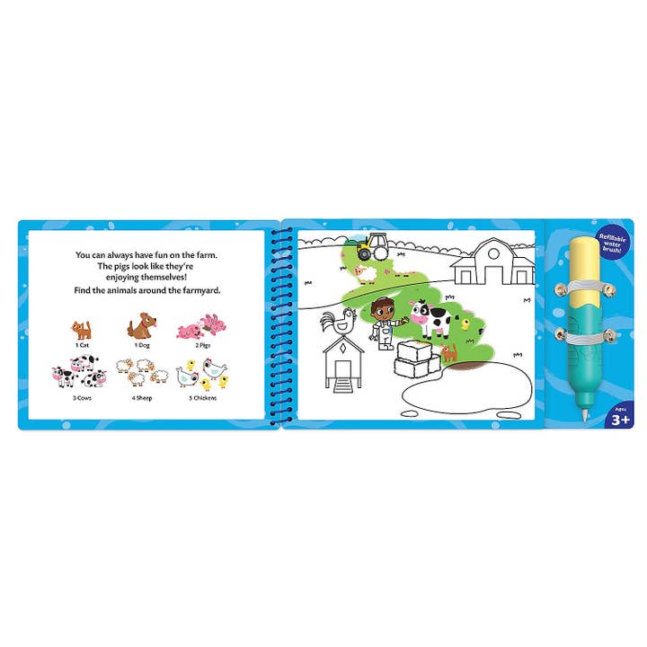 Water Art Book: Animals