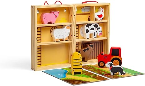 Farm Portable Play Box