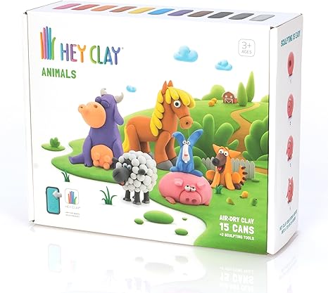 Hey Clay Animals, Air Dry Clay Kit