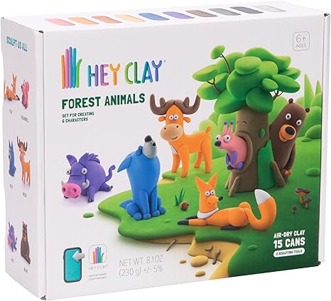 Hey Clay Forest Animals - Clay Kit