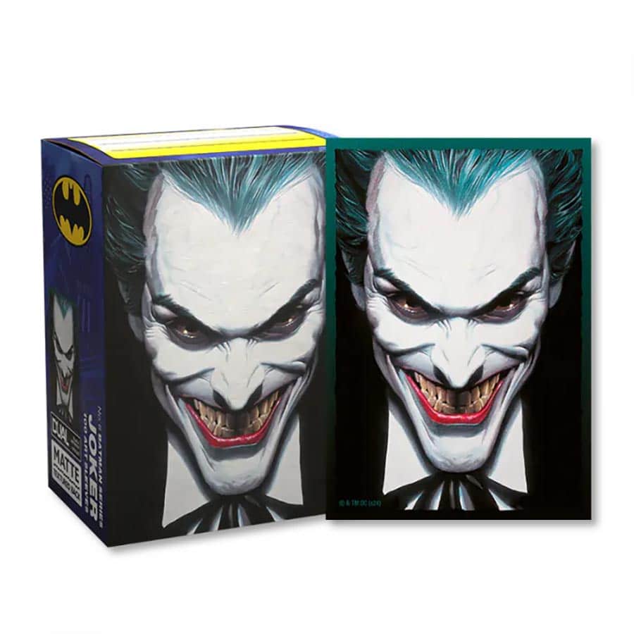 DRAGON SHIELD: DUAL MATTE: BATMAN 85TH ANNIVERSARY: JOKER (100CT)