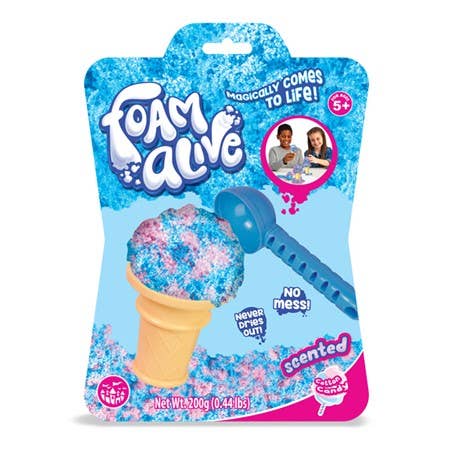 Foam Alive Scented Ice Cream - Resealable Foil Bag