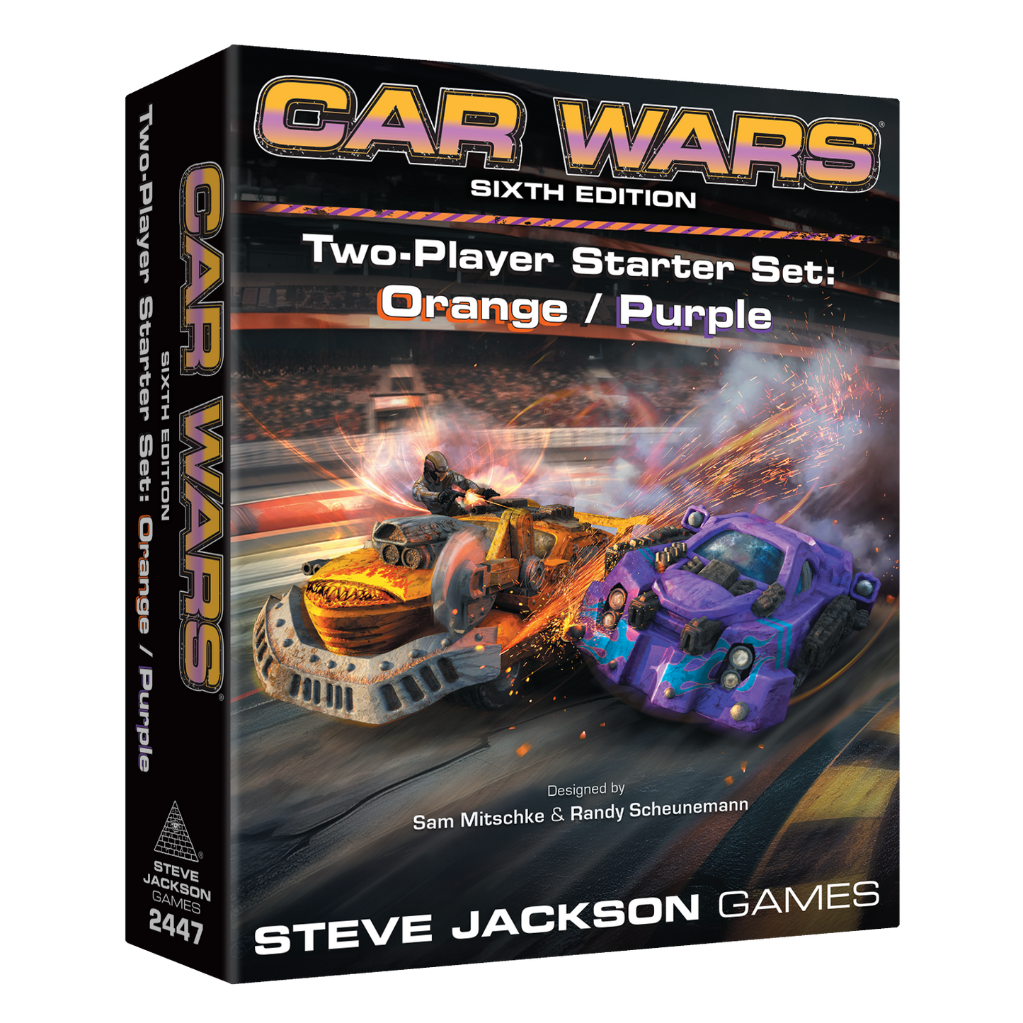 CAR WARS TWO-PLAYER STARTER SET: ORANGE/PURPLE
