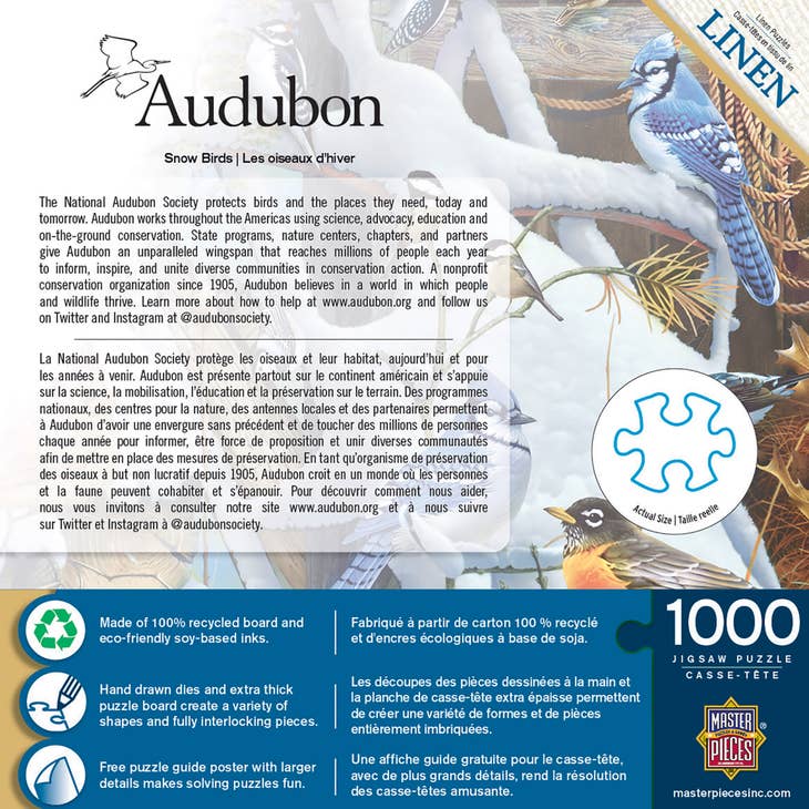 Snow Birds 1000 Piece Jigsaw Puzzle