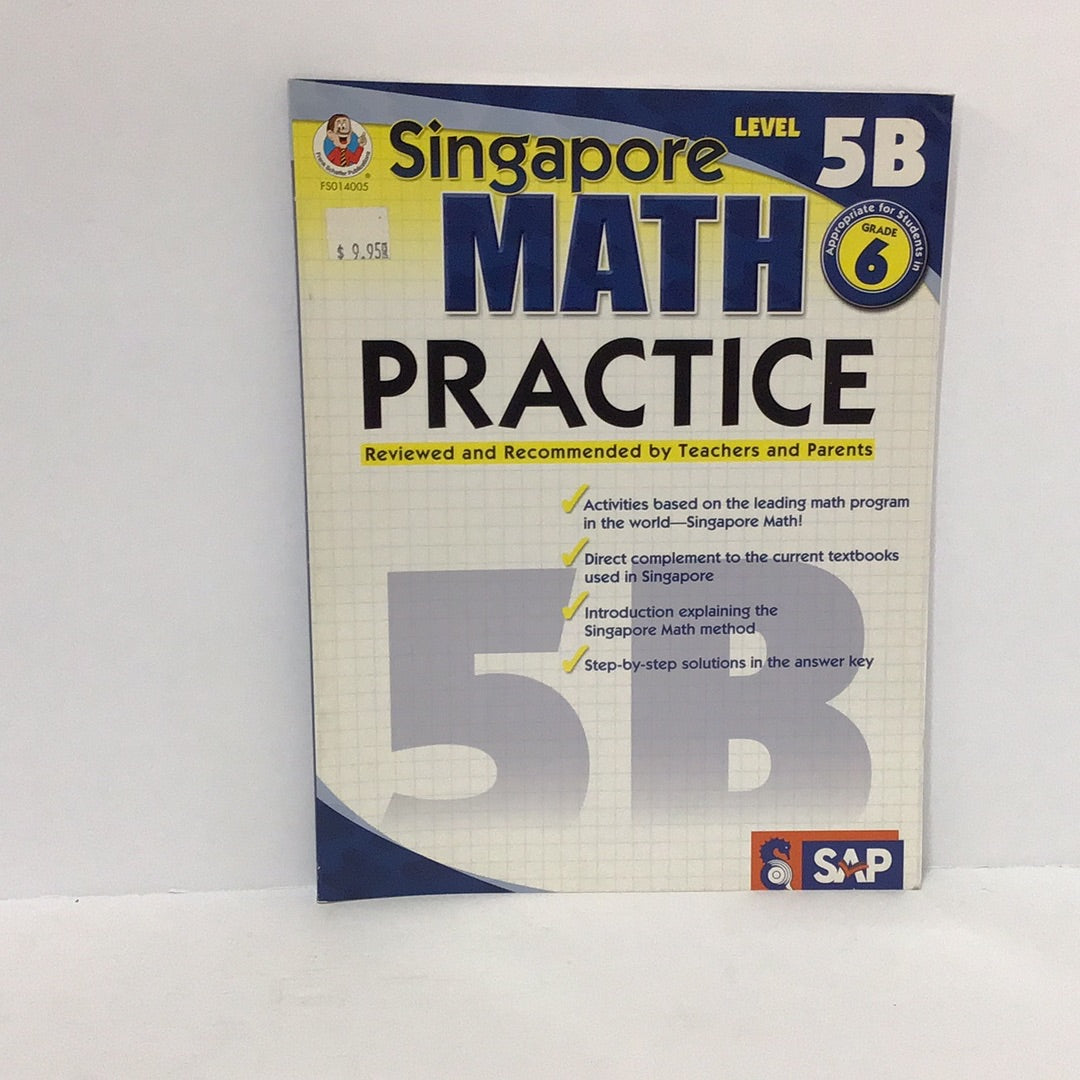 Singapore math practice(5B)