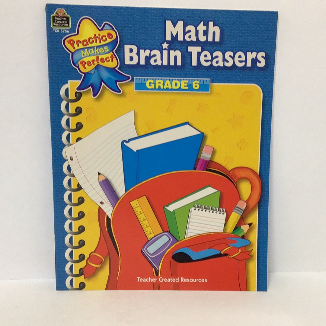 Math brain teasers(grade6)