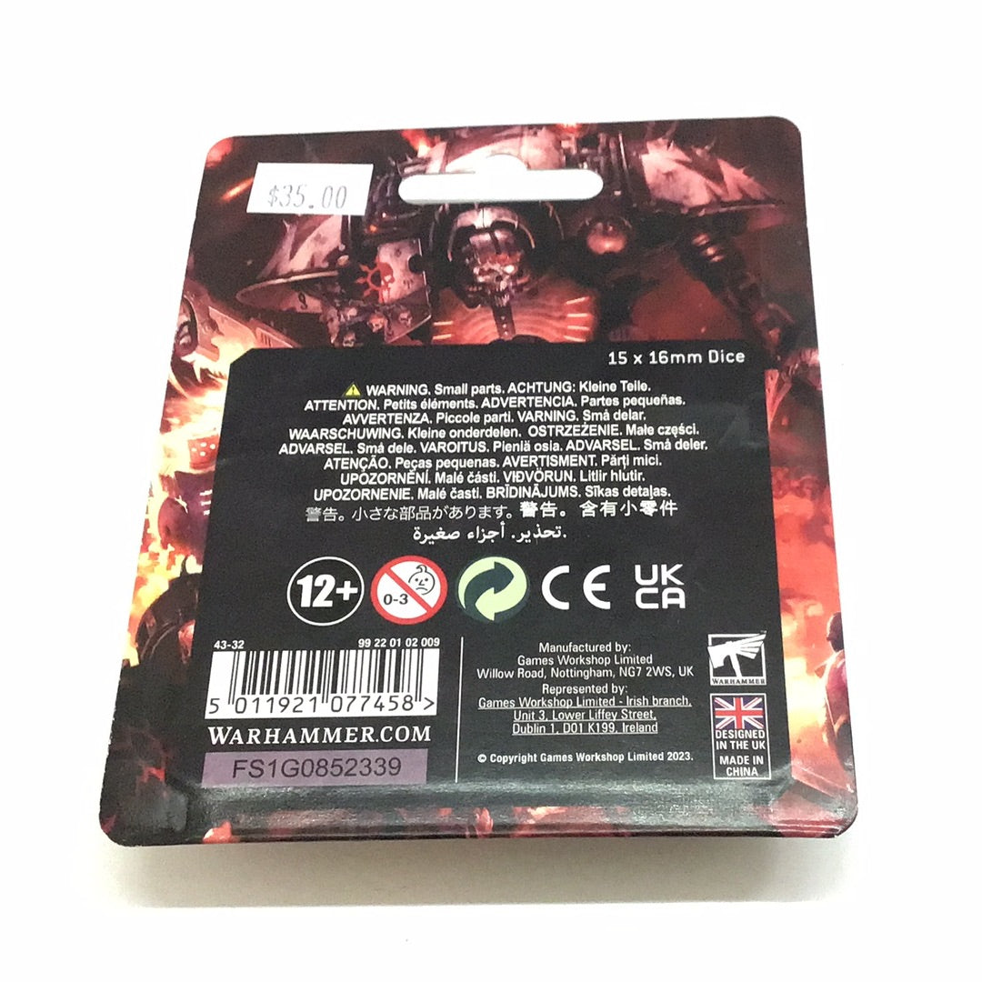 WARHAMMER 40000: CHAOS KNIGHTS DICE