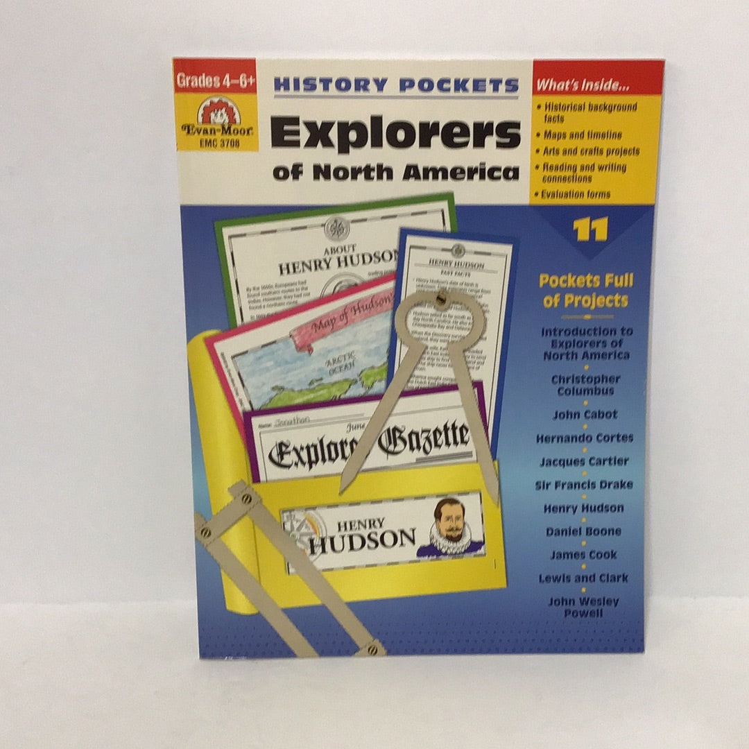 History Pockets; Explorers of North America (grades 4-6)