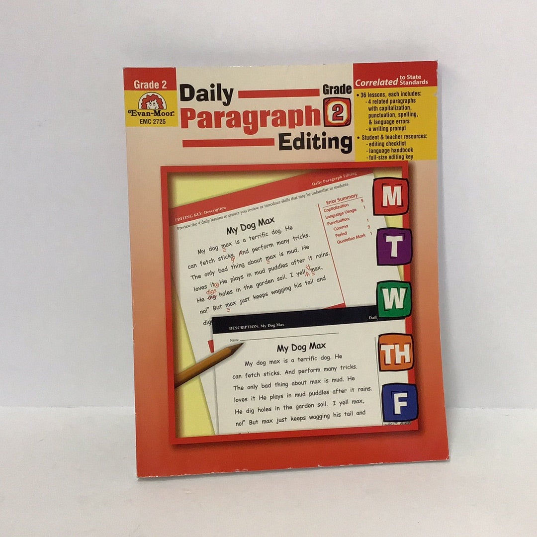 Daily paragraph editing (grade 2)