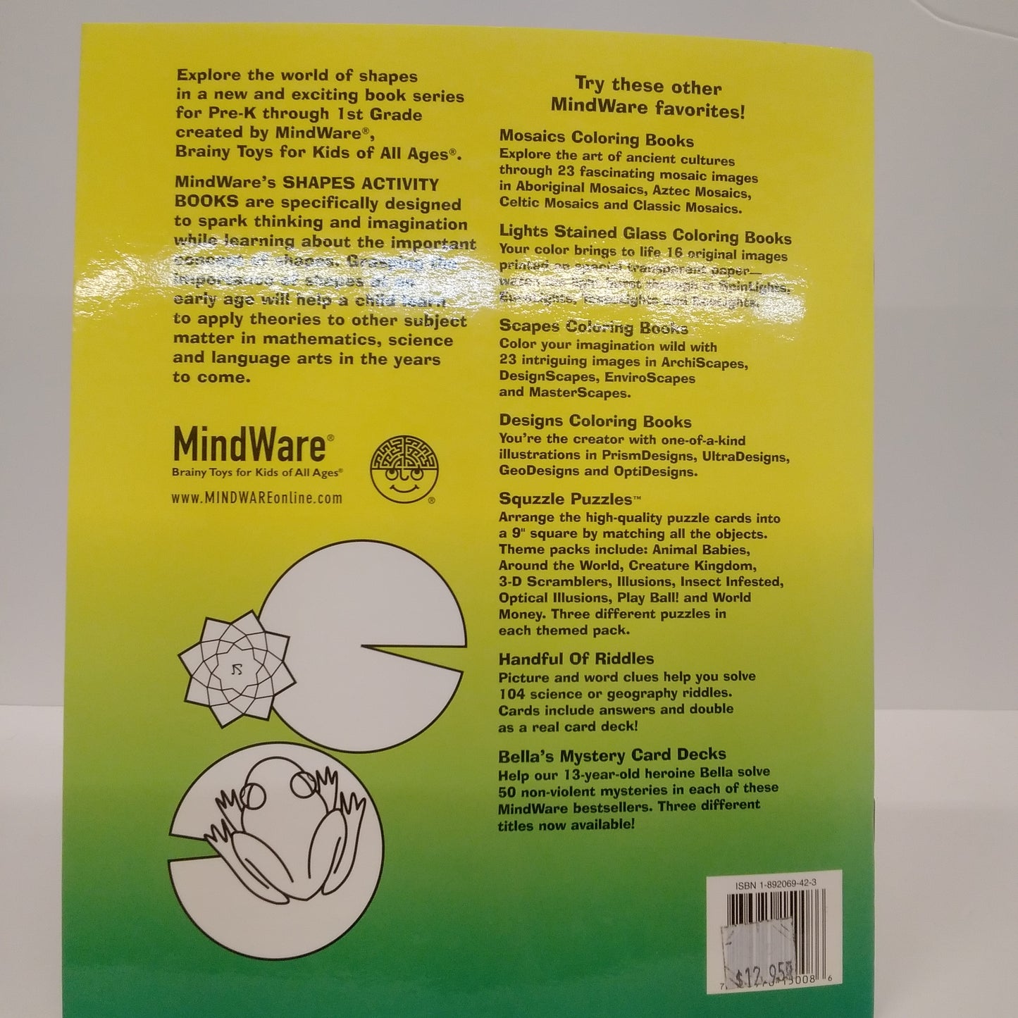 Word Shapes Activity Book