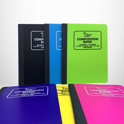 Assorted Color Poly Cover Composition Notebook