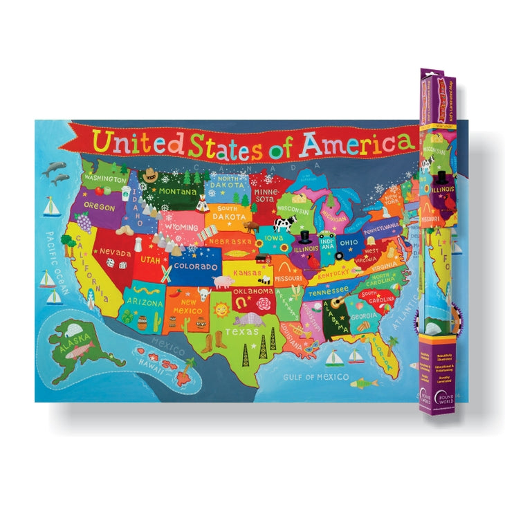 Kid's United States Wall Map