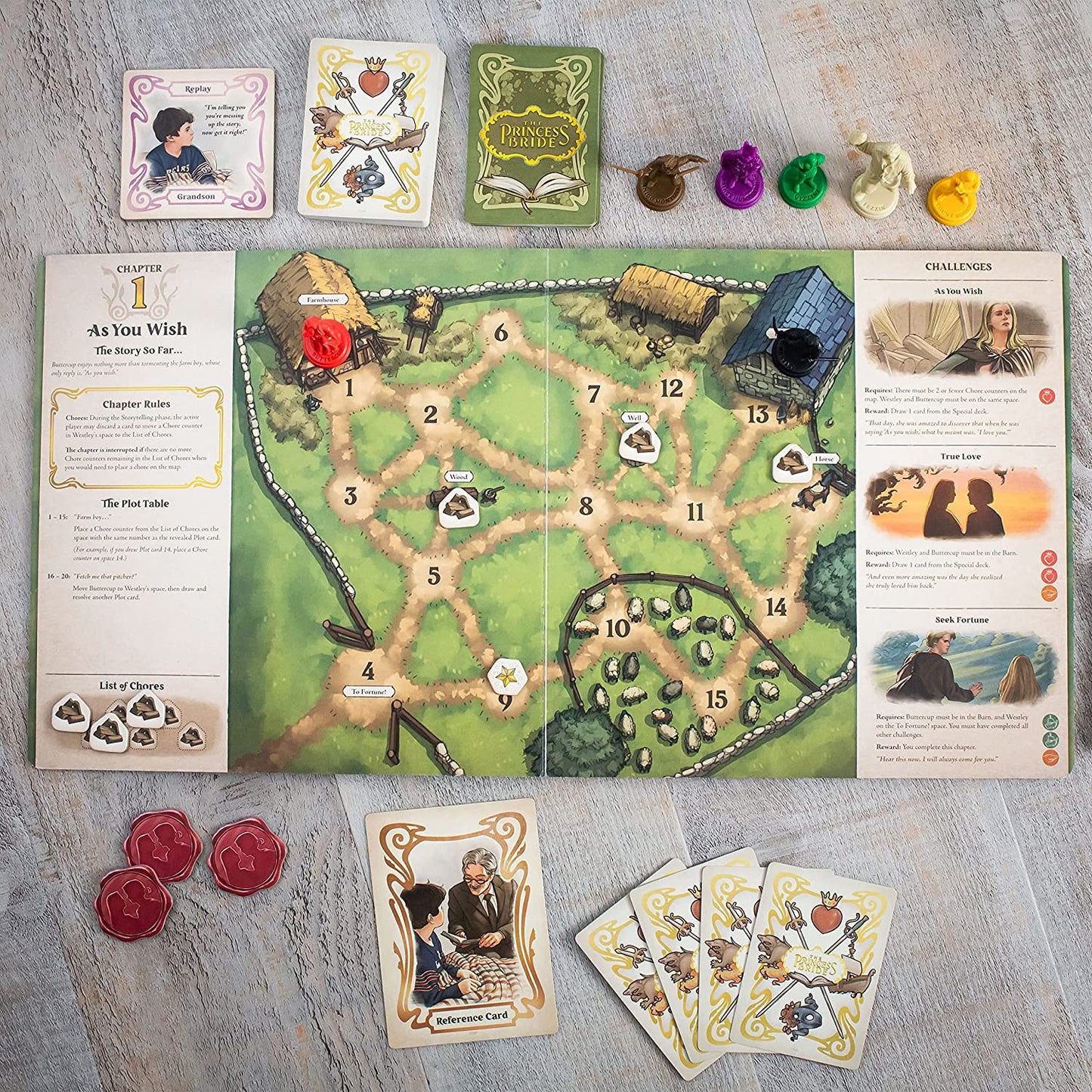 Princess Bride Adventure Book Board Game