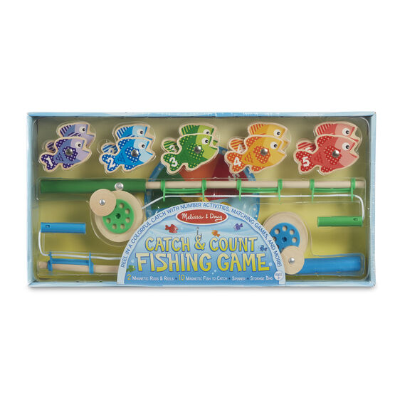 Catch & Count Magnetic Fishing Rod Set - Melissa & Doug