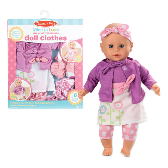 Mine to Love Mix & Match Fashion Doll Clothes - Melissa & Doug