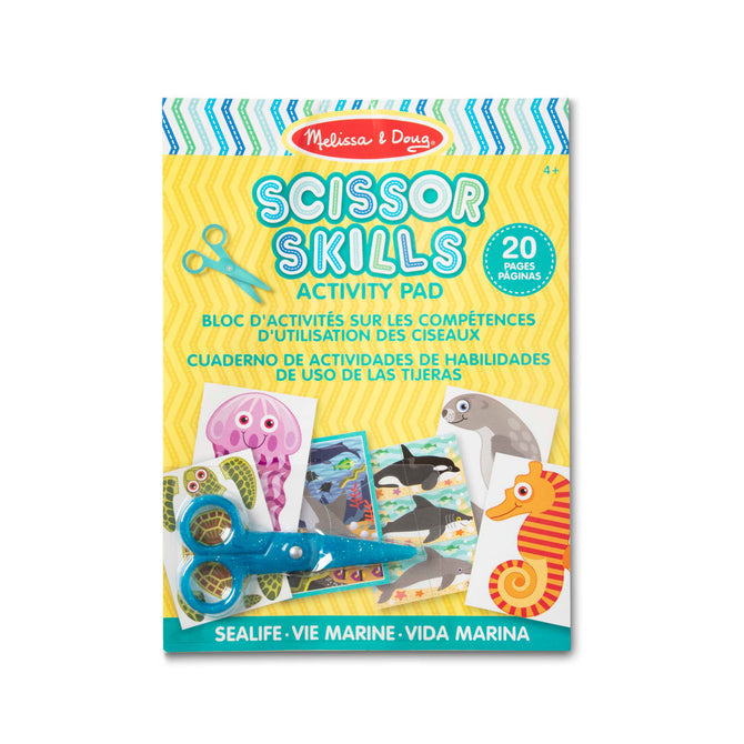 Sea Life Scissor Skills Activity Pad
