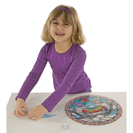 Melissa & Doug Stained Glass Dolphins