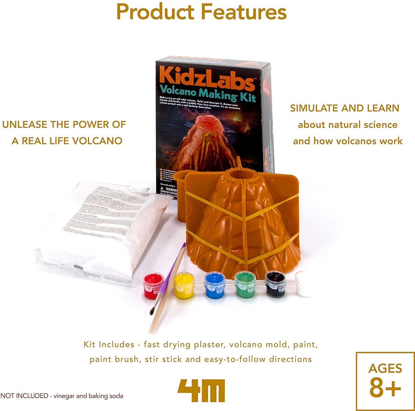 KidzLabs Volcano Making Kit 4M