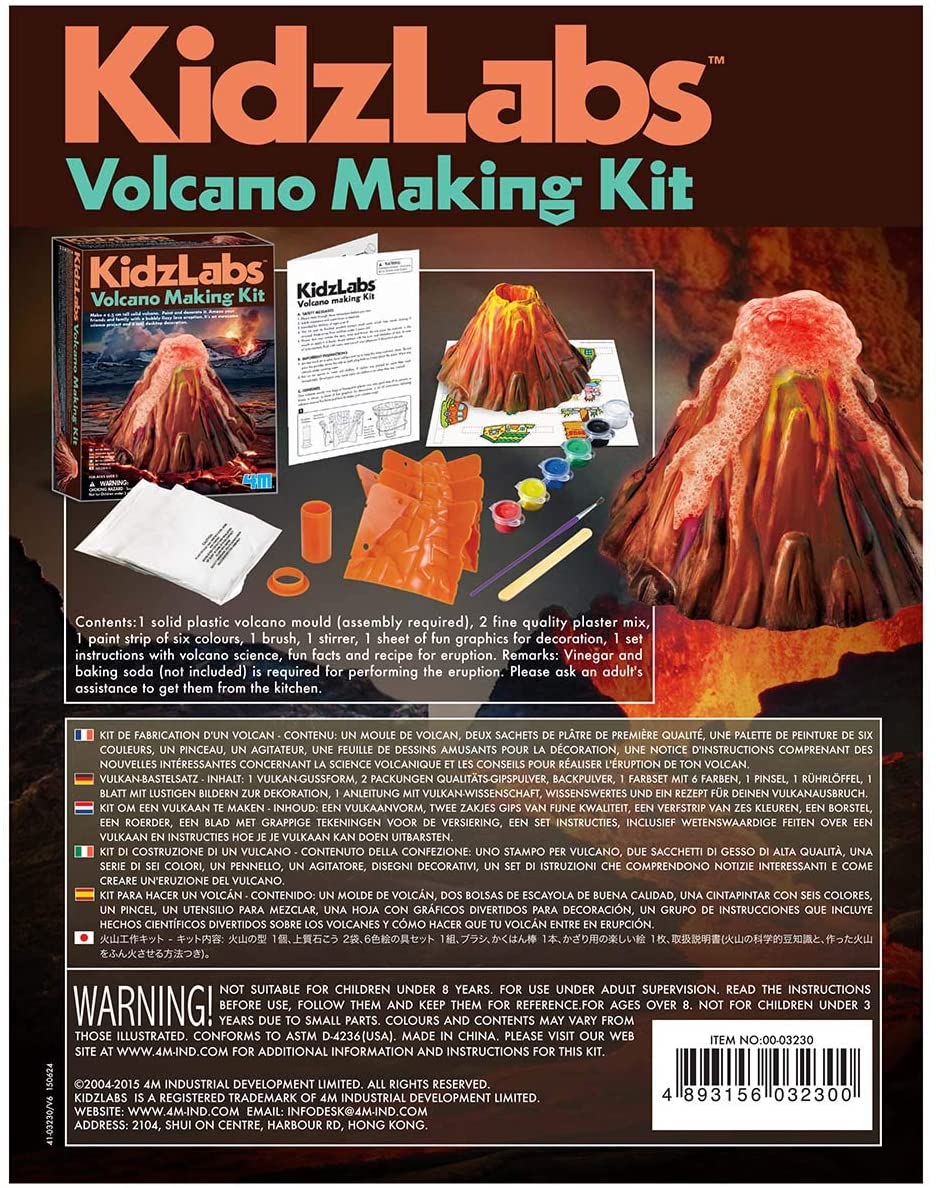 KidzLabs Volcano Making Kit 4M
