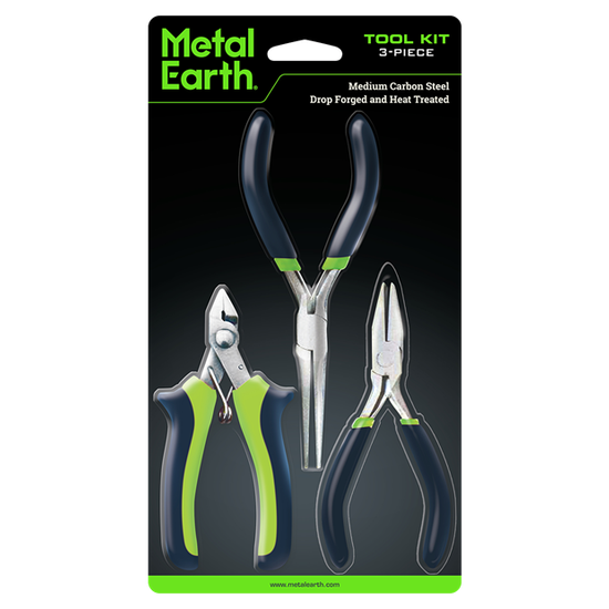 3-Piece Tool Kit Clippers, Flat Nose Pliers, Needle Nose