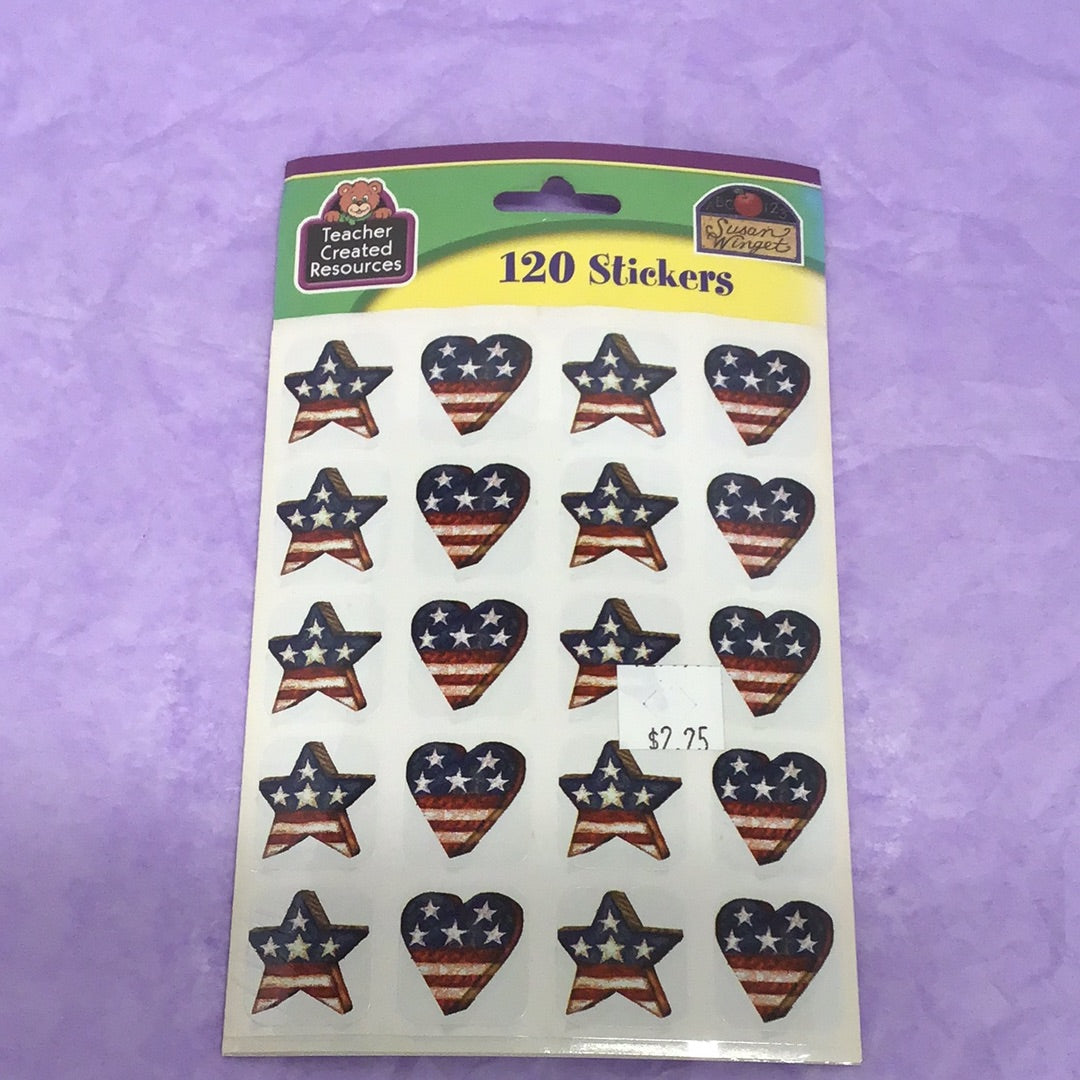 Red, White, & Blue Stars / Hearts