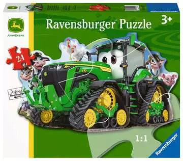 John Deere Tractor Shaped Floor Puzzle