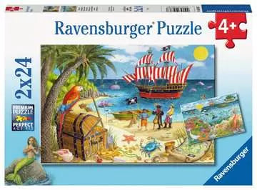 Pirates and Mermaids 2x24pc Puzzle