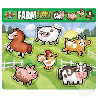 6pc Chunky Farm Puzzle