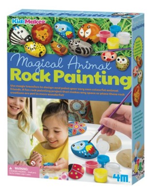 Magical Animal Rock Painting Diy Craft Kit