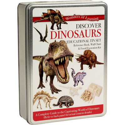 Wonders of Learning Dinosaurs Tin Set