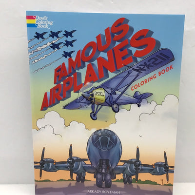 Famous Airplanes Coloring Book