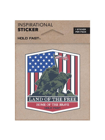 Hold Fast Land of the Free Sticker