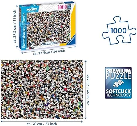 Mickey Challenge 1000pc Puzzle