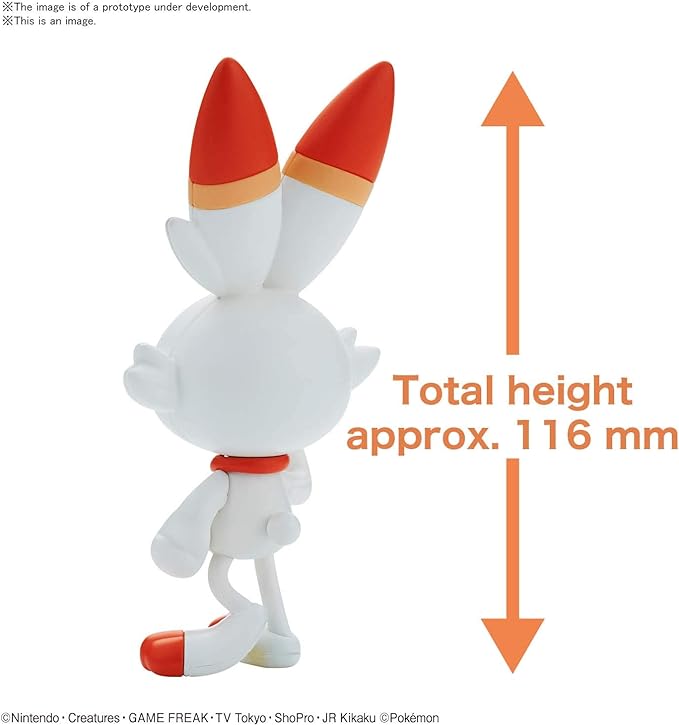 Pokemon SCORBUNNY QUICK Model Kit