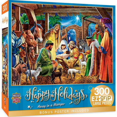 Away in A Manger 300 Piece Ez Grip Jigsaw Puzzle