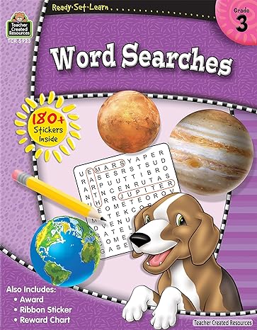 Ready-Set-Learn: Word Searches Grd 3