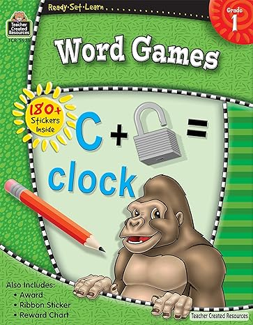 Ready-Set-Learn: Word Games Grd 1