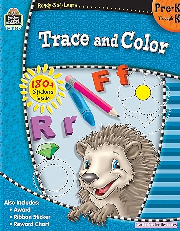 Ready-Set-Learn: Trace and Color, Grades PreK–K