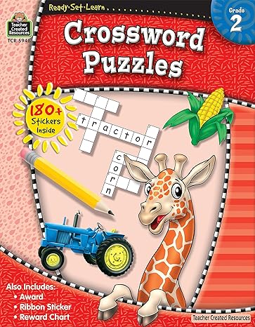 Ready-Set-Learn: Crossword Puzzles, Grade 2