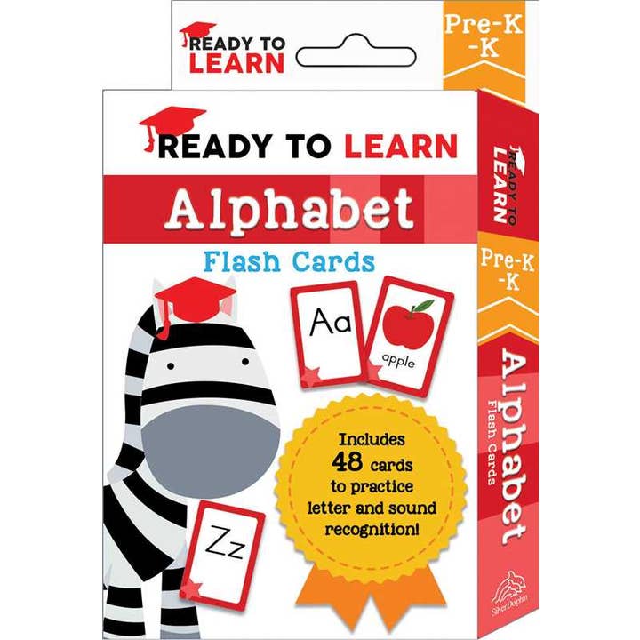 Ready To Learn: Pre-K-K Alphabet Flash Cards