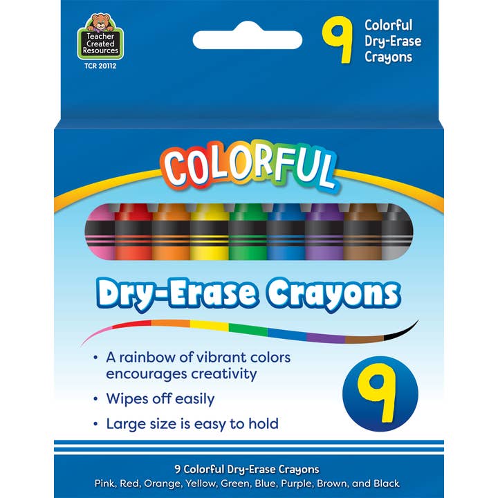 Colorful Dry-Erase Crayons