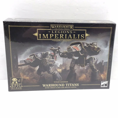 LEGIONS IMPERIALIS: WARHOUND TITANS WITH URSUS CLAWS AND MELTA LANCES