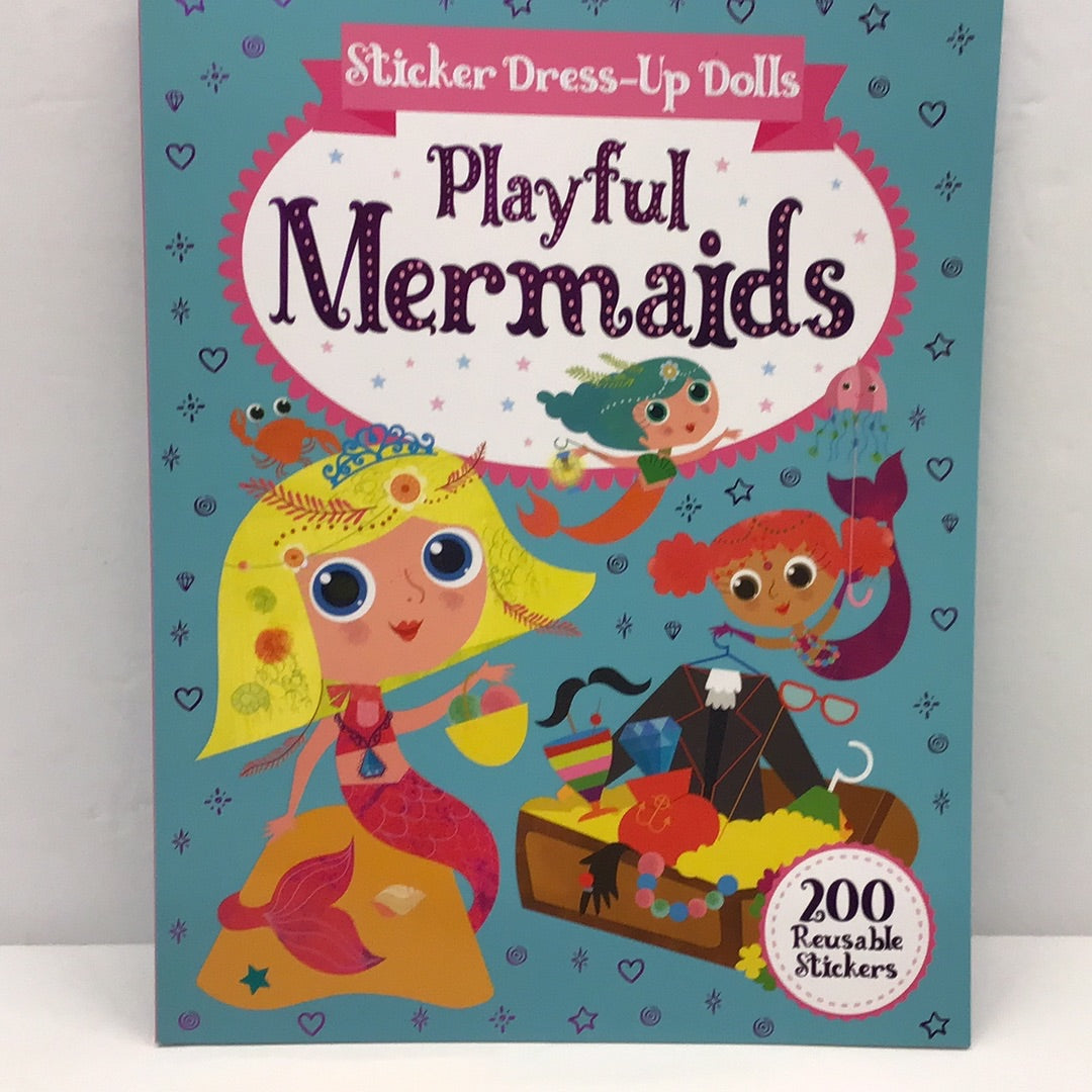 Sticker Dress-Up Dolls Playful Mermaids