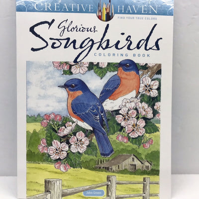 Creative Haven Glorious Songbirds Coloring Book