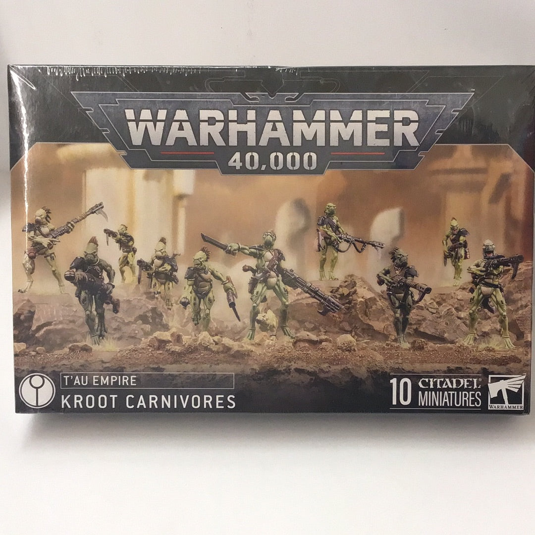 Guerra Nell'Impero Oscuro? Arruola I Kroot Carnivores! Scatola Di Miniature Tau - Foto 3
