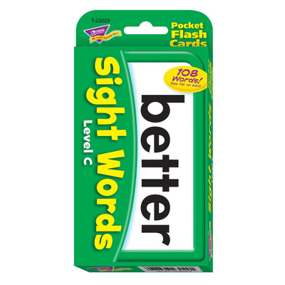 Sight Words – Level C Pocket Flash Cards