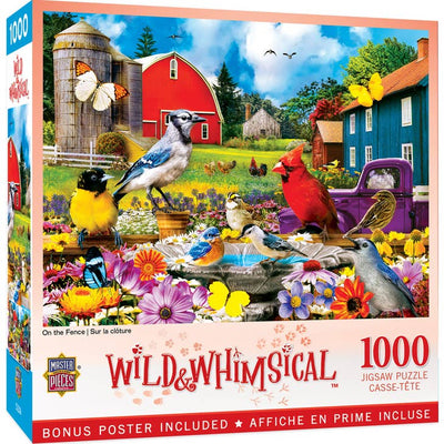Wild & Whimsical - On the Fence 1000 Piece Jigsaw Puzzle